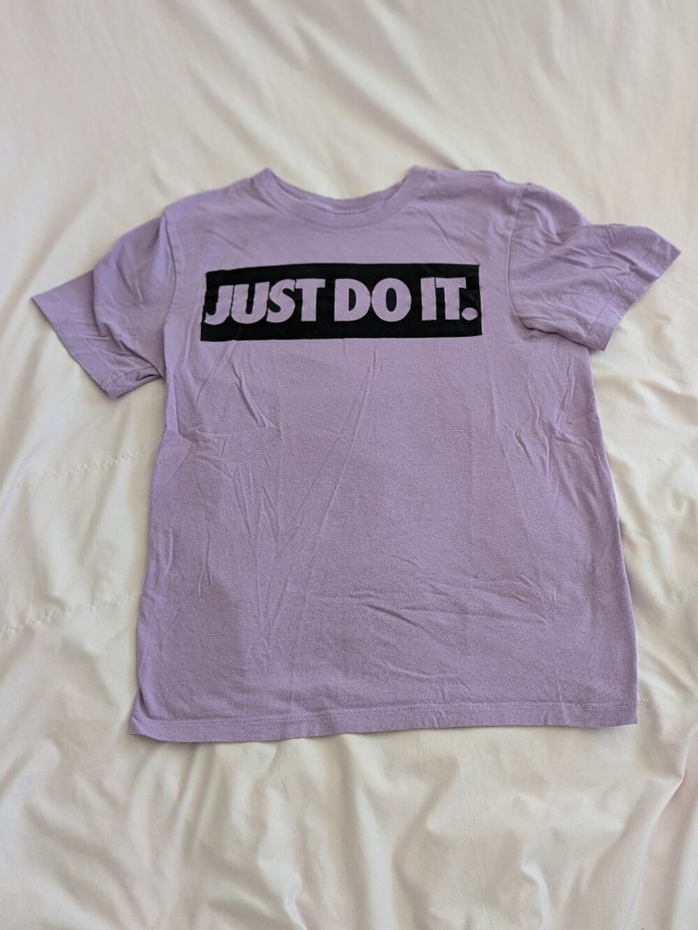 Nike Purple Just Do It Graphic Tee Size S